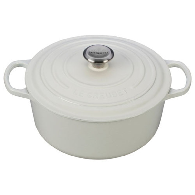 Le Creuset Signature Round Dutch Oven 5.5 qt – White