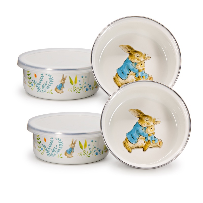 Spring Leaves Child Bowls – Set of 4