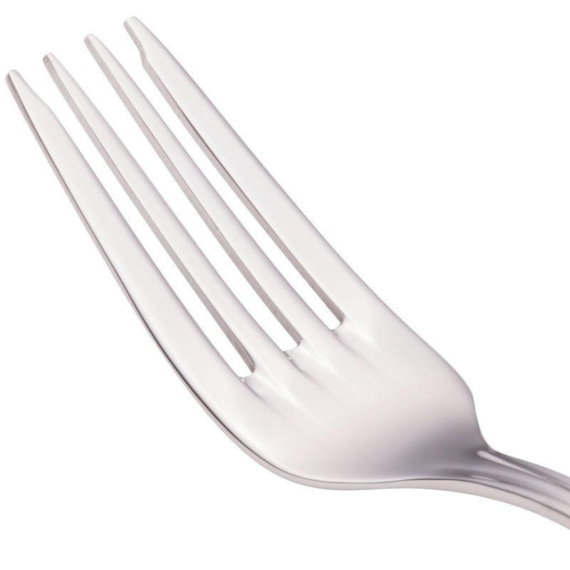 Walco 9606 Ultra 7″ 18/10 Stainless Steel Extra Heavy Weight Salad Fork – 12/Pack