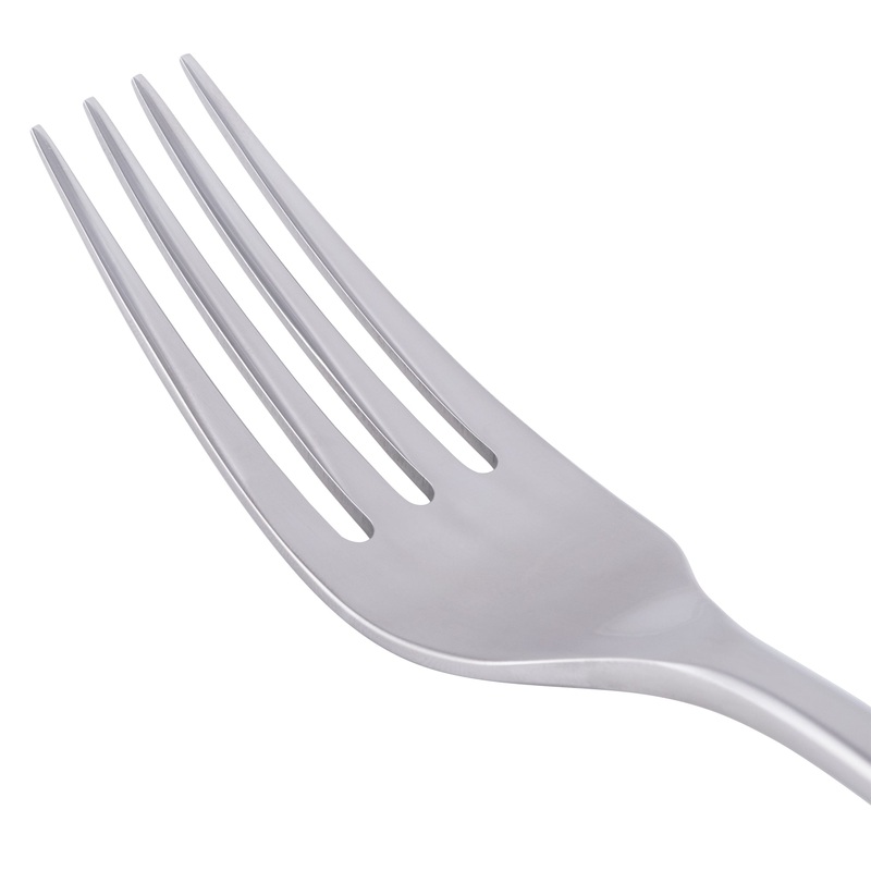 World Tableware 930 027 Briossa 7 7/8″ 18/8 Stainless Steel Extra Heavy Weight Dinner Fork – 12/Pack