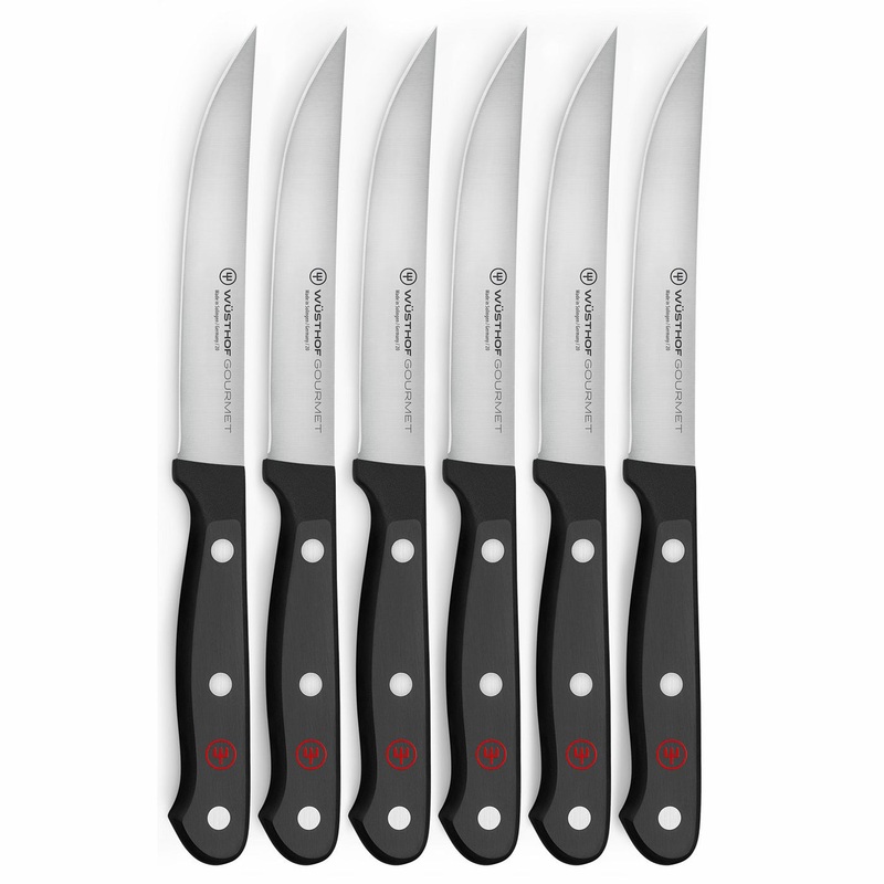 Wusthof Gourmet – 6 Pc. Steak Knife Set- Personalized Engraving Available