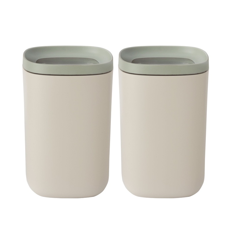 BergHOFF Balance 2Pc Large Covered Food Container Set 1.4qt., Recycled Material