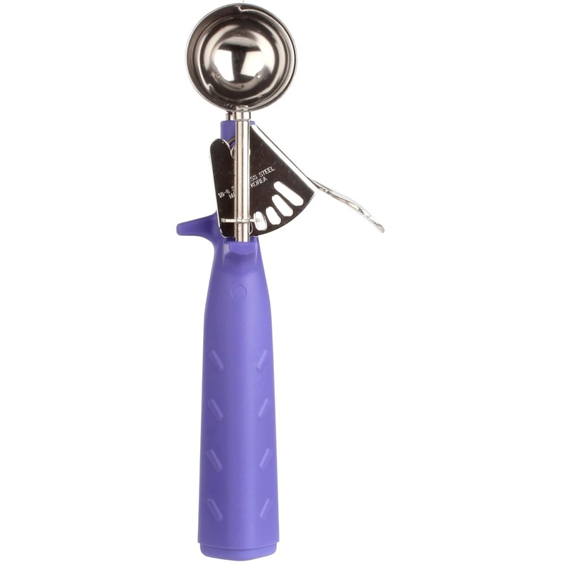 Disher Stainless Steel with Triangle Handle – Cookie Scooper for Baking Cookie Scoops For Portion Control Scoop Cupcake Batter Ice Cream Frozen Yogurt Gelatos