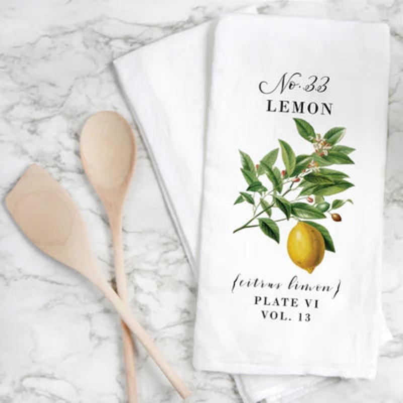 Porter Lane Home Botanical Lemon Tea Towel