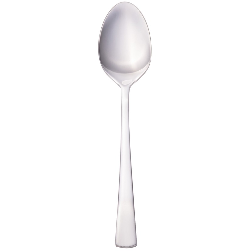 Walco 0629 Freya 4 1/2″ 18/0 Stainless Steel Heavy Weight Demitasse Spoon – 12/Pack
