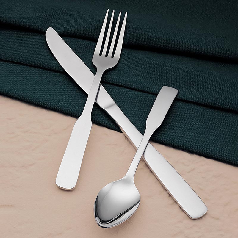 World Tableware Brandware 136 001 Colony 6 1/8″ 18/0 Stainless Steel Medium Weight Teaspoon – 12/Pack