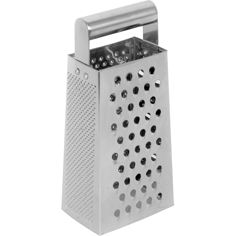 4-Sided Grater Stainless Steel – Cheese Grater Box Grater Vegetable Slicer Food Shredder Cheese and Spice Graters with Handle for Vegetables Ginger Potatoes