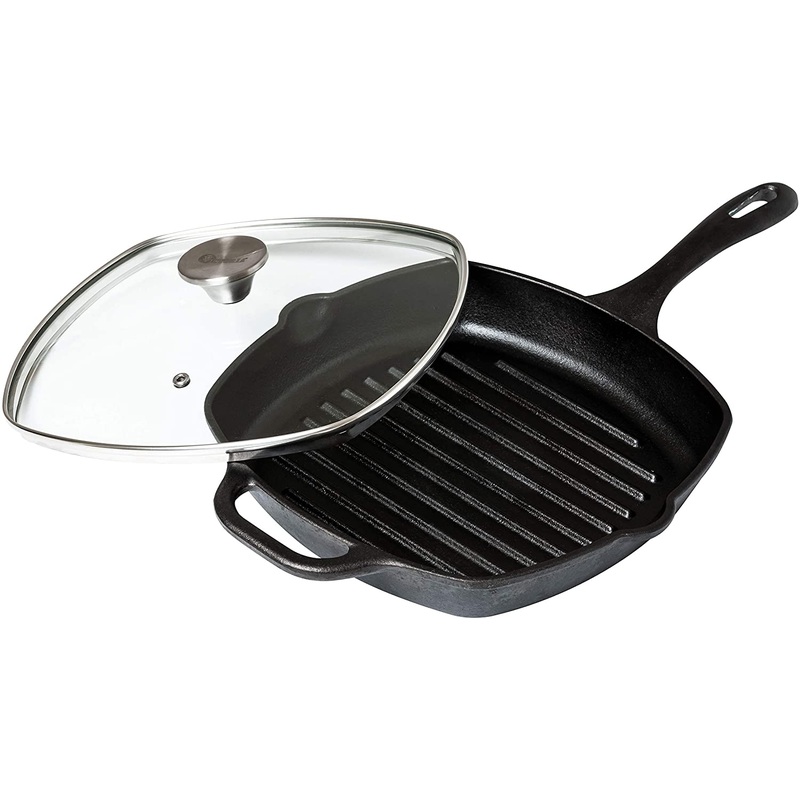Cast Iron Square Grill Pan by Victoria