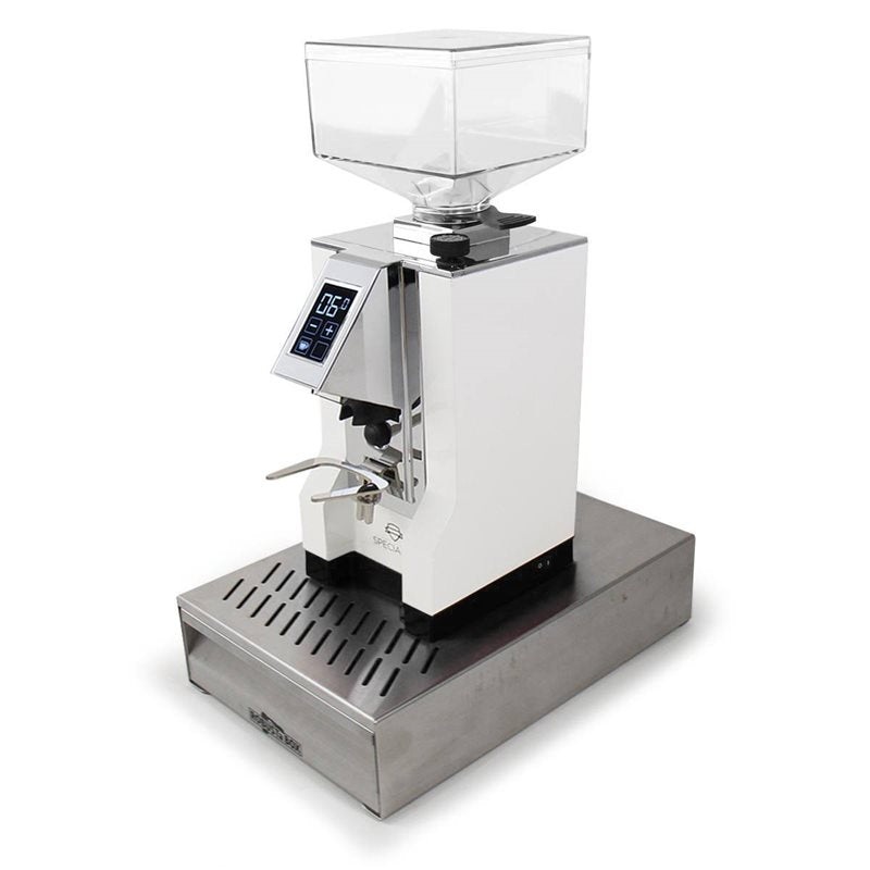 Eureka Mignon Specialita White Coffee Grinder with Stainless Knock-box