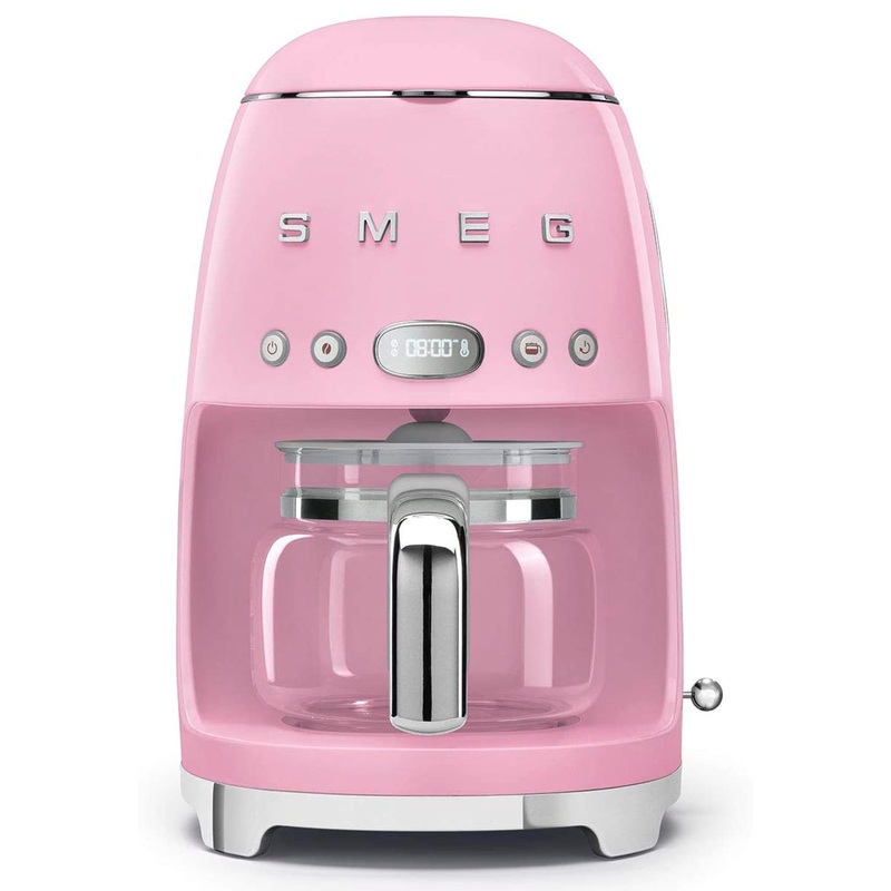 Smeg 50’s Retro Style Aesthetic Pink Drip Coffee Machine