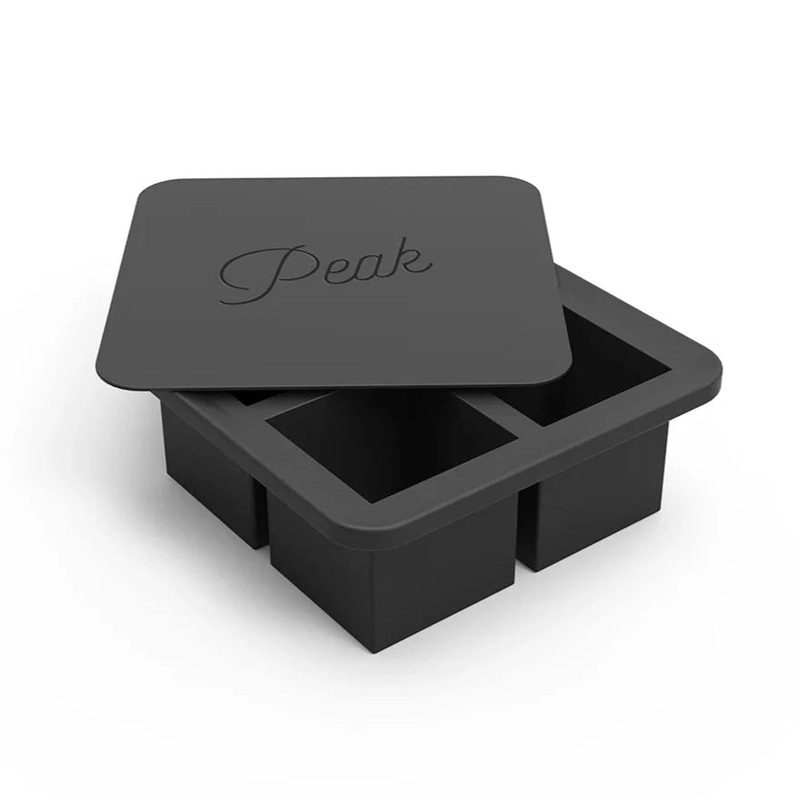 W & P Peak XL Cube Ice Mold – Charcoal