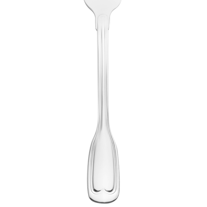Walco 93051 Luxor 8 1/8″ 18/10 Stainless Steel Extra Heavy Weight European Table Fork – 12/Pack