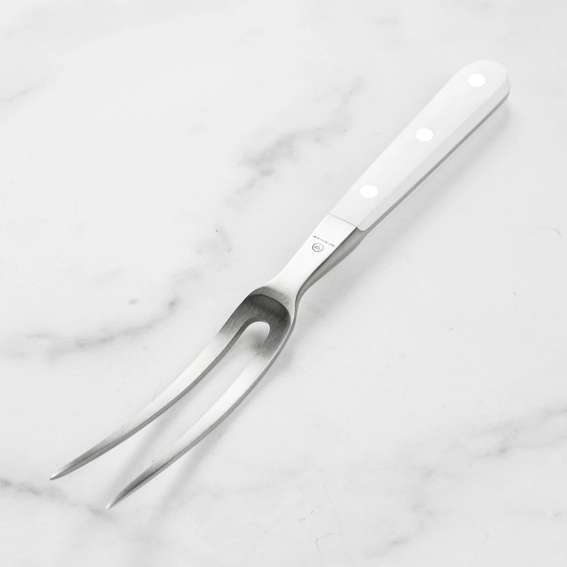 Wusthof Classic White – 6″ Curved Meat Fork