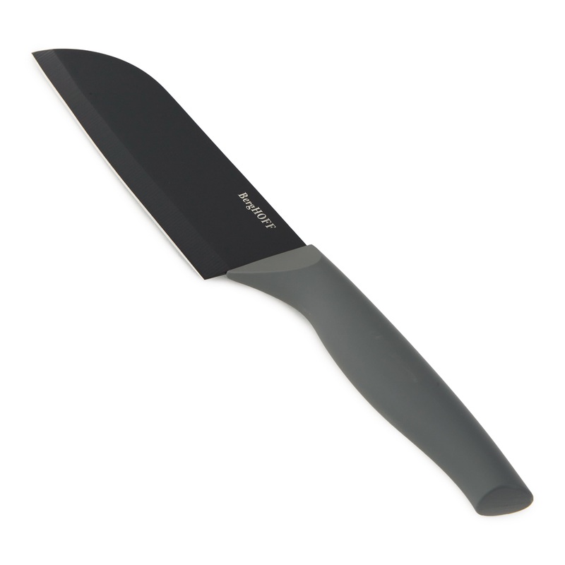 BergHOFF DiNA Vector Nonstick Stainless Steel Santoku Knife, 5.5″