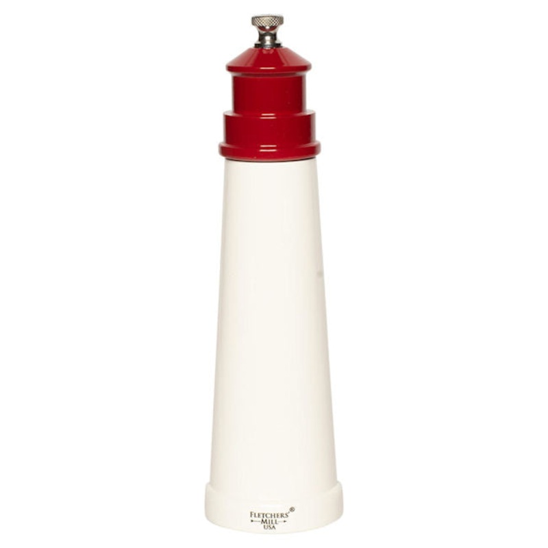Fletchers’ Mill 9″ Lighthouse Pepper Mill – Red