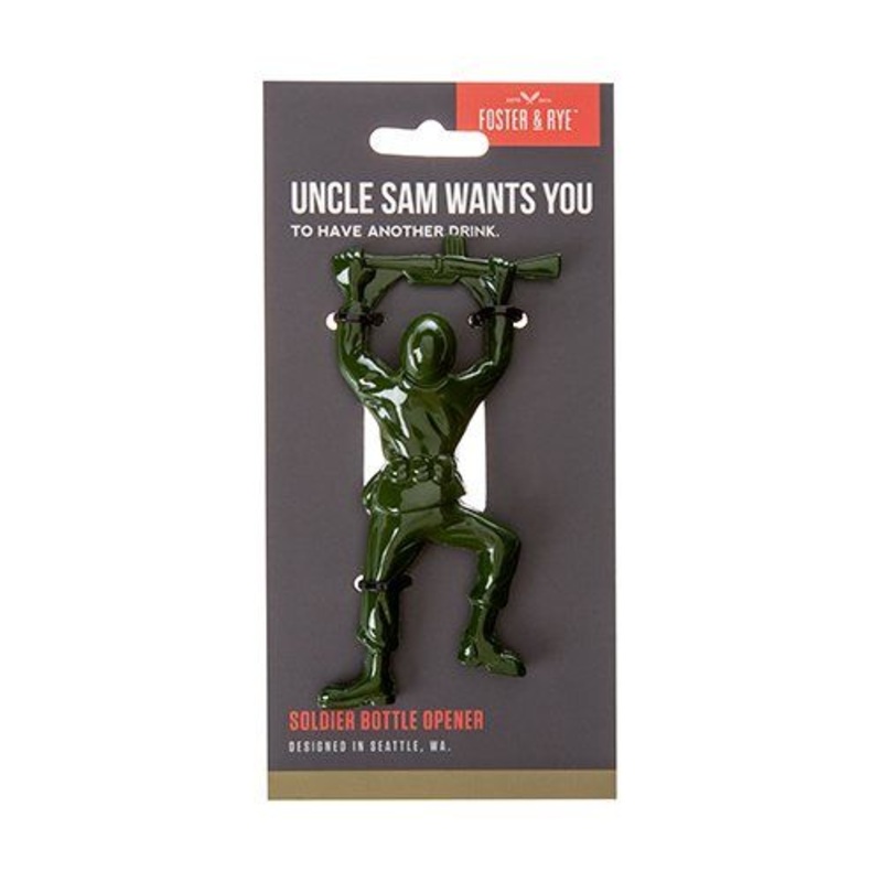 Foster & Rye Army Man Bottle Opener
