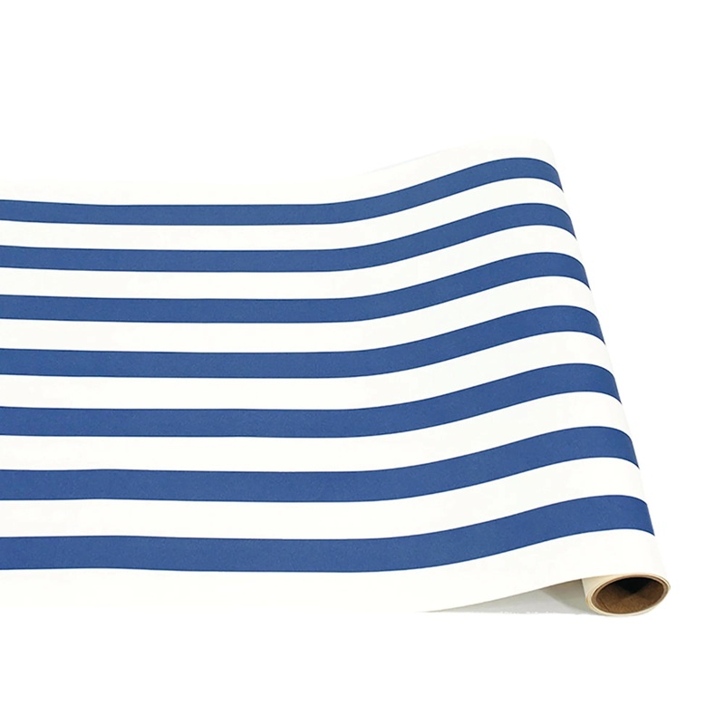 Hester & Cook Navy Classic Stripe Runner
