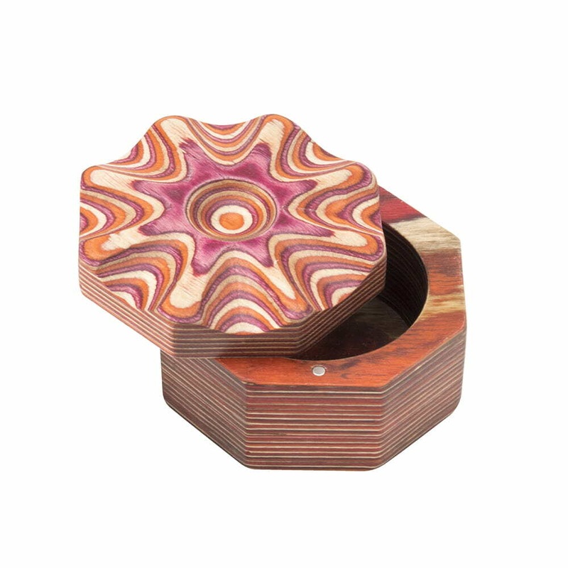 Island Bamboo Salt Box – Red
