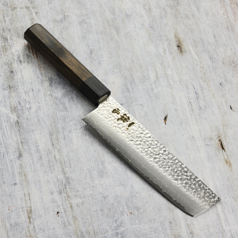 Ittetsu VG10 Hammered Damascus 6.7″ Nakiri
