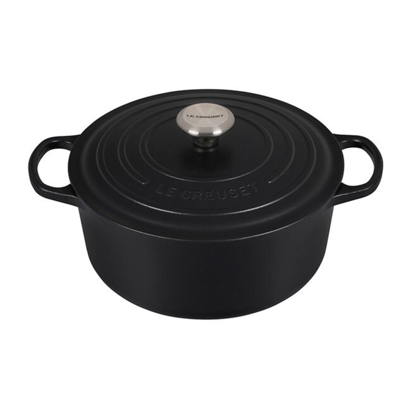 Le Creuset Signature Round Dutch Oven 5.5 qt – Licorice