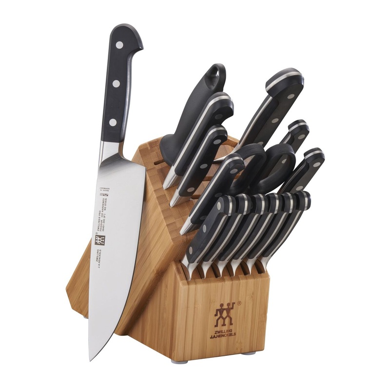 Zwilling Pro Stainless Steel 16-Piece Knife Block Set
