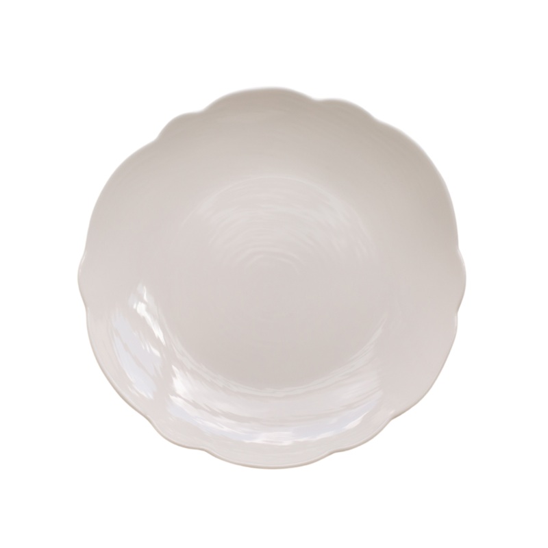 Relish Scalloped Dinner Plate – Cream