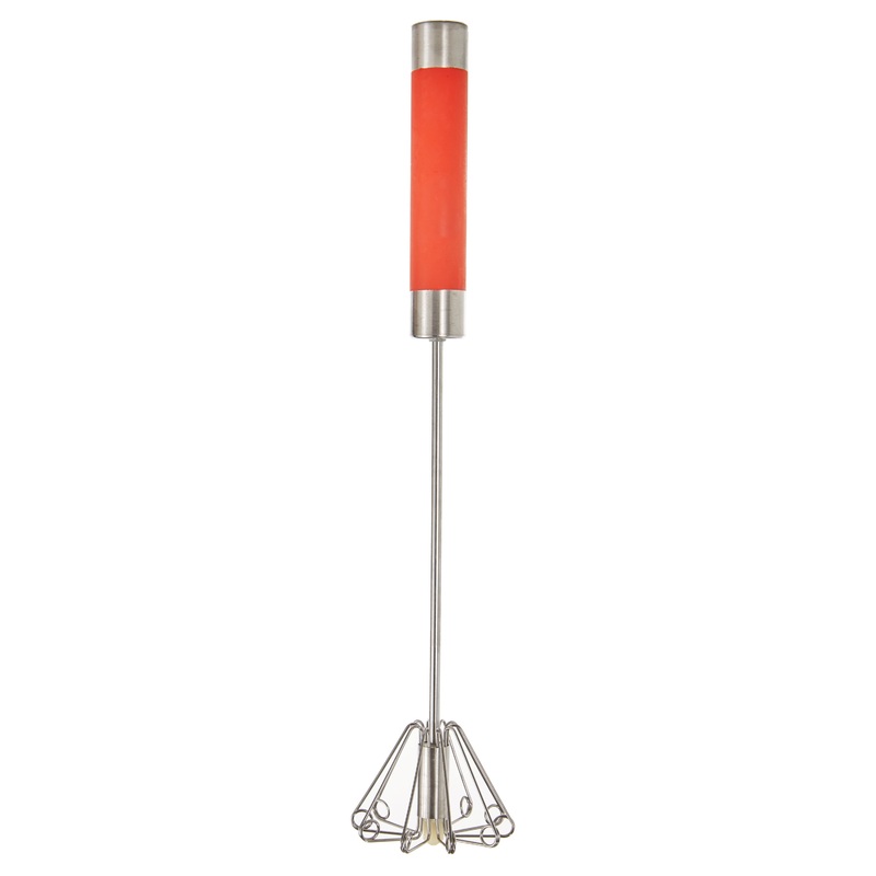 BergHOFF Essentials 18/10 Stainless Steel 14″ Miracle Whisk, Red