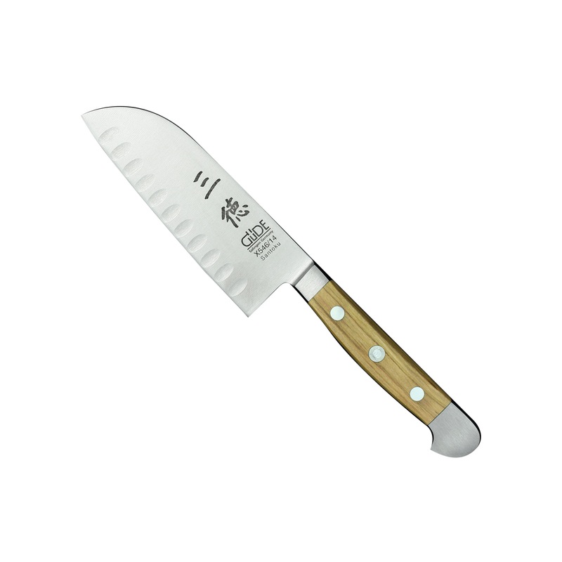 Gde Alpha Olive Series – 5″ Santoku Knife