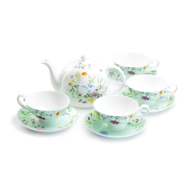 Summer Meadow Bone China Tea Set
