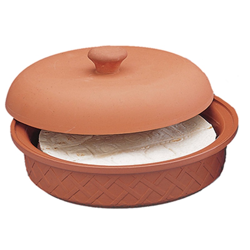 Terra Cotta Tortilla Warmer, 8.5″ x 4.25″