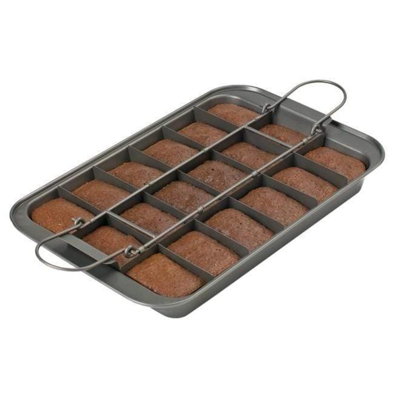 Chicago Metallic Slice Solutions Brownie Pan