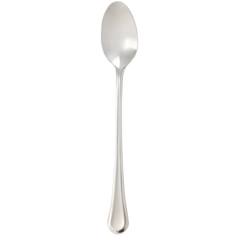Arcoroc FL618 Amber 7 1/4″ 18/0 Stainless Steel Heavy Weight Iced Tea Spoon by Arc Cardinal – 12/Pack