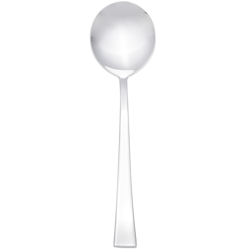Arcoroc T3609 Latham 6 7/8″ 18/10 Stainless Steel Extra Heavy Weight Soup Spoon by Arc Cardinal – 12/Pack