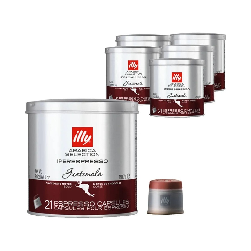 Illy Iperespresso Guatemala Arabica Selection Espresso Capsules (Bulk Case of 126)