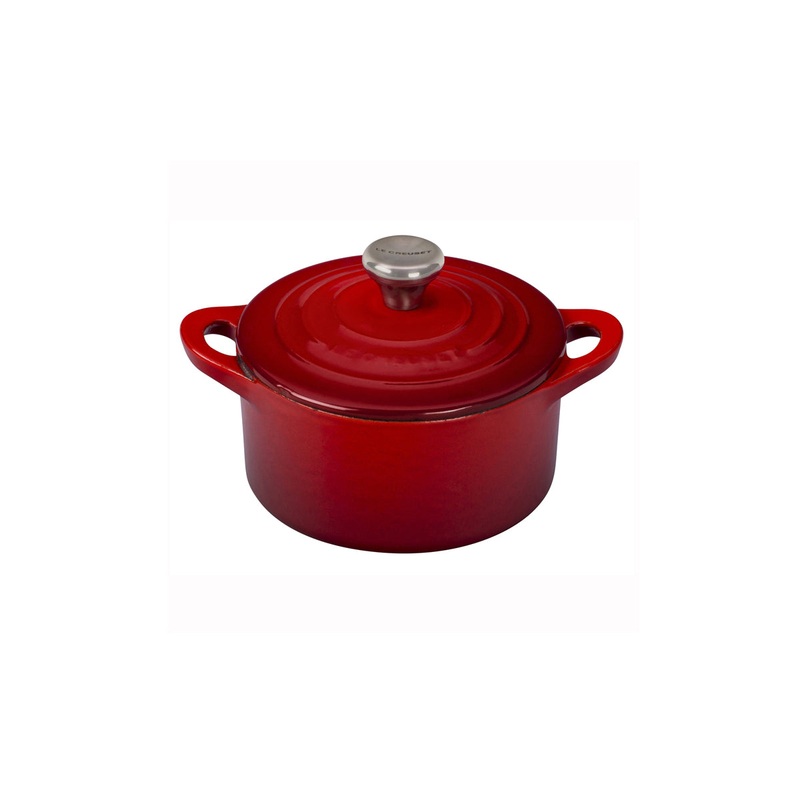 Le Creuset 1/3 Qt. Mini Cocotte w/Stainless Steel Knob – Cerise