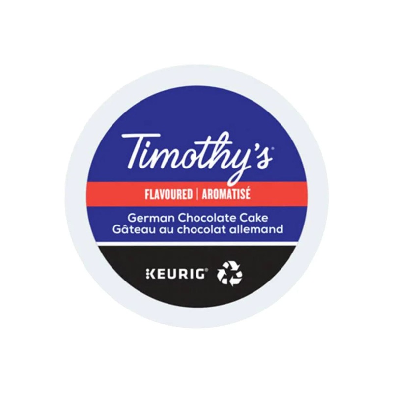 Timothy’s German Chocolate Cake K-Cup Pods (Case of 96)