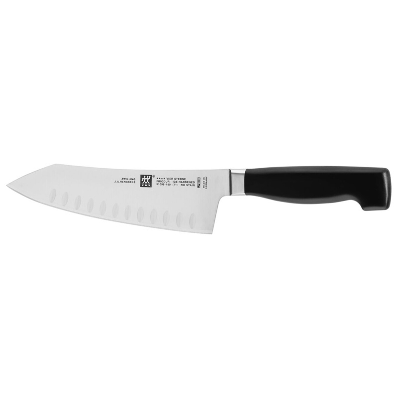 Zwilling Four Star – 7-INCH HOLLOW EDGE ROCKING SANTOKU KNIFE