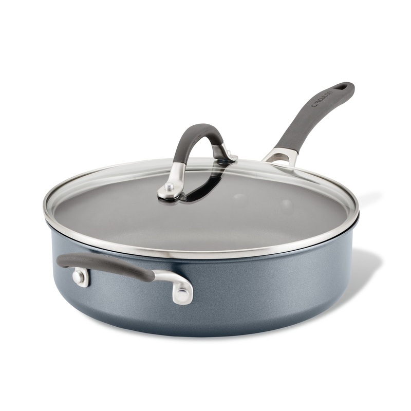 5-Quart ScratchDefense A1 Series Nonstick Saute Pan with Lid
