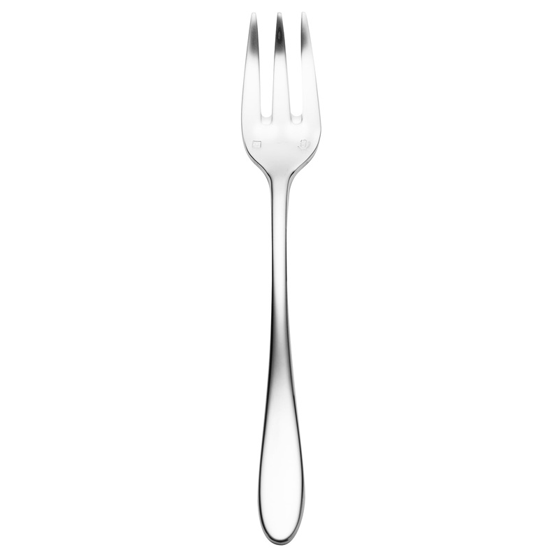 Chef & Sommelier T0421 Lazzo 5 5/8″ 18/10 Stainless Steel Extra Heavy Weight Oyster Fork by Arc Cardinal – 12/Pack