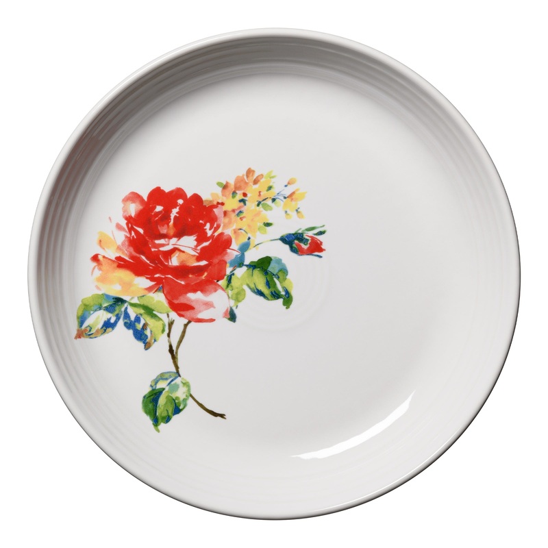 Floral Bouquet Coupe 8 1/2 Inch Luncheon Bowl 26 OZ