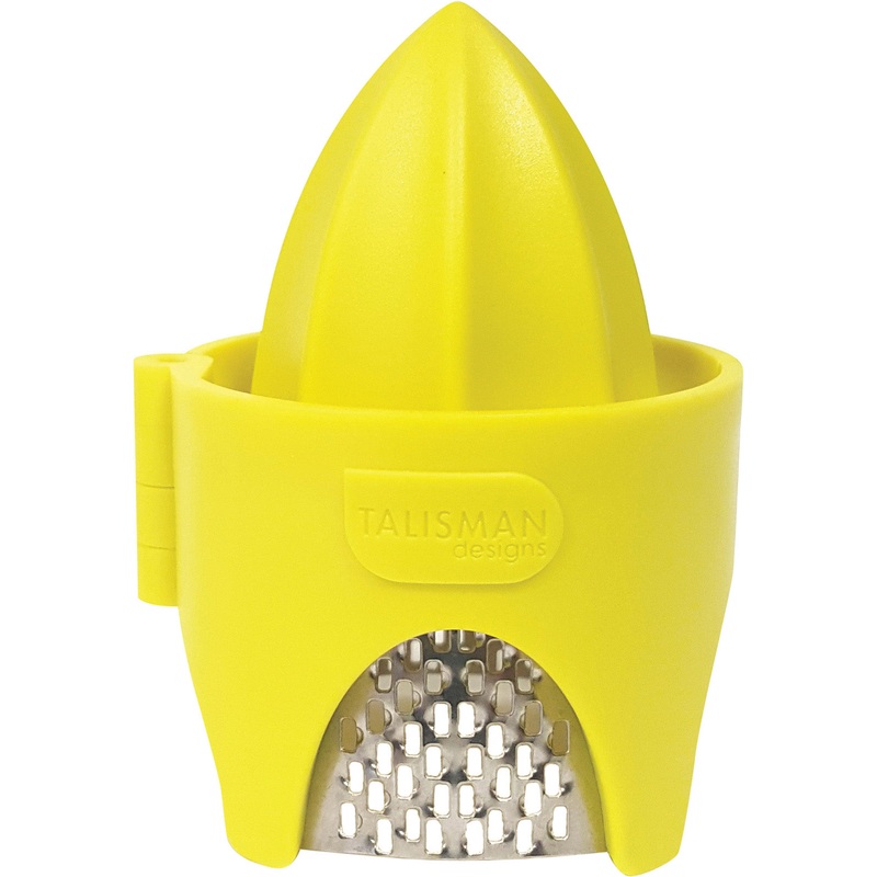 Talisman Designs Citrus Zester & Reamer, Yellow