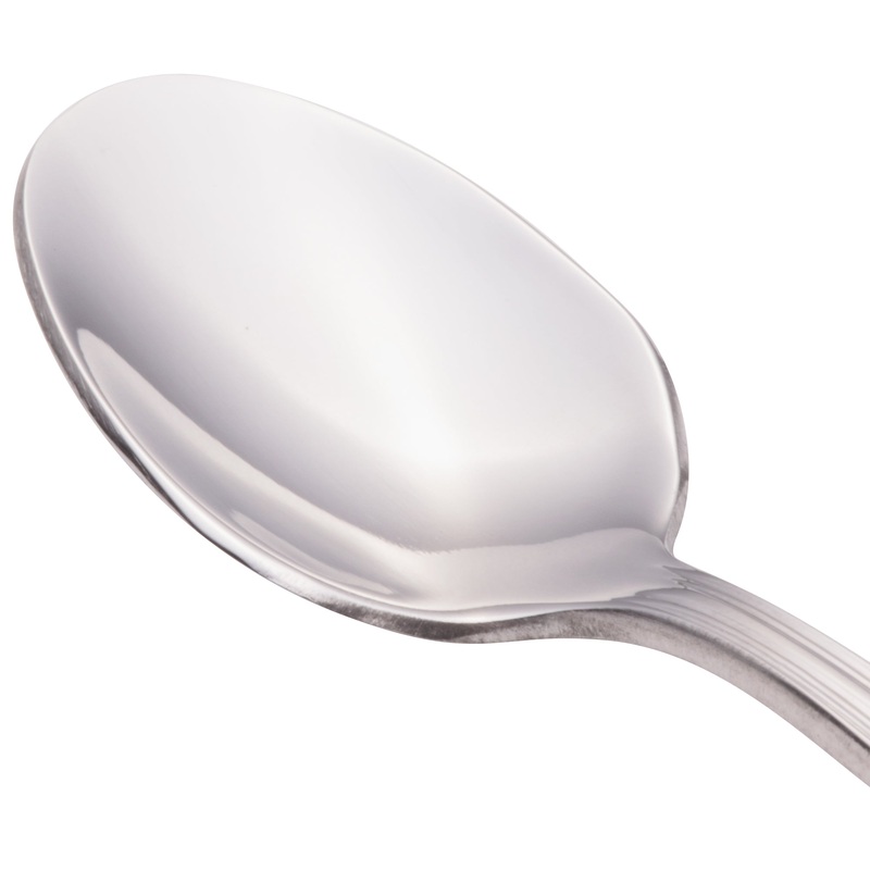 Walco 9629 Ultra 4 3/8″ 18/10 Stainless Steel Extra Heavy Weight Demitasse Spoon – 12/Pack