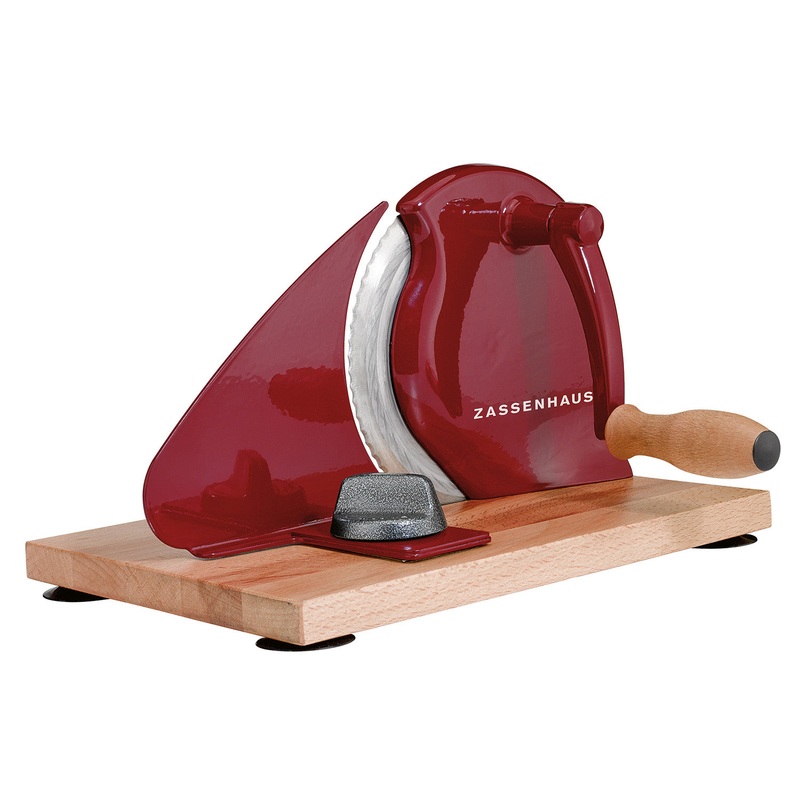 Zassenhaus Manual Bread Slicer, Hand Crank Home Bread Slicer, 11.75″ x 8″