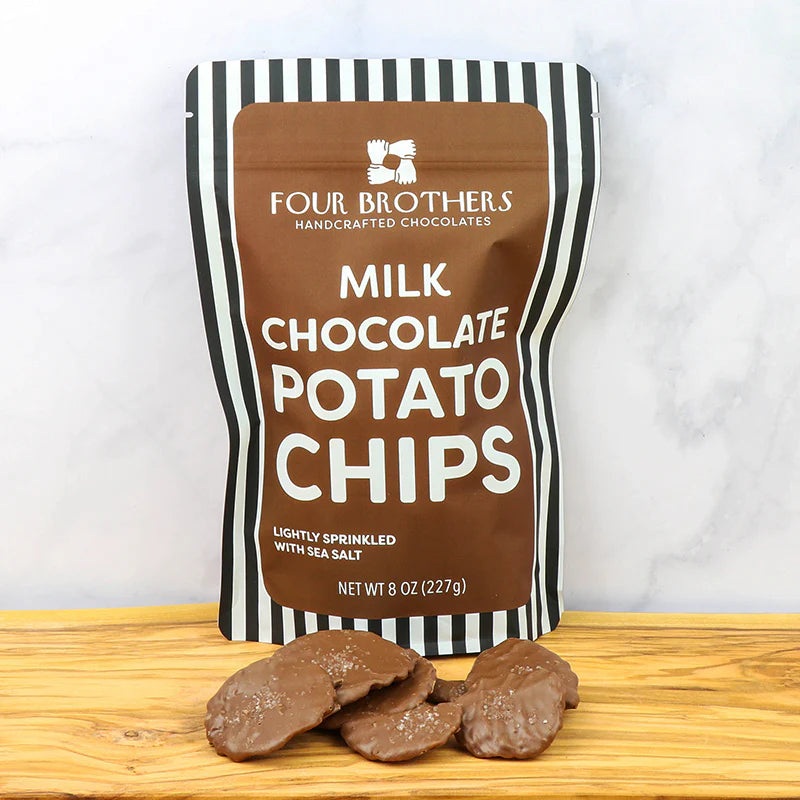 Four Brothers Milk Chocolate Covered Potato Chips