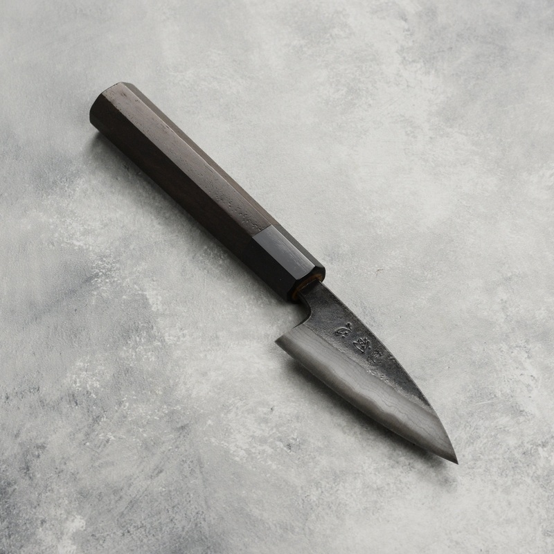 Hatsukokoro Kumokage Aogami Kurouchi Damascus 3.1″ Petty