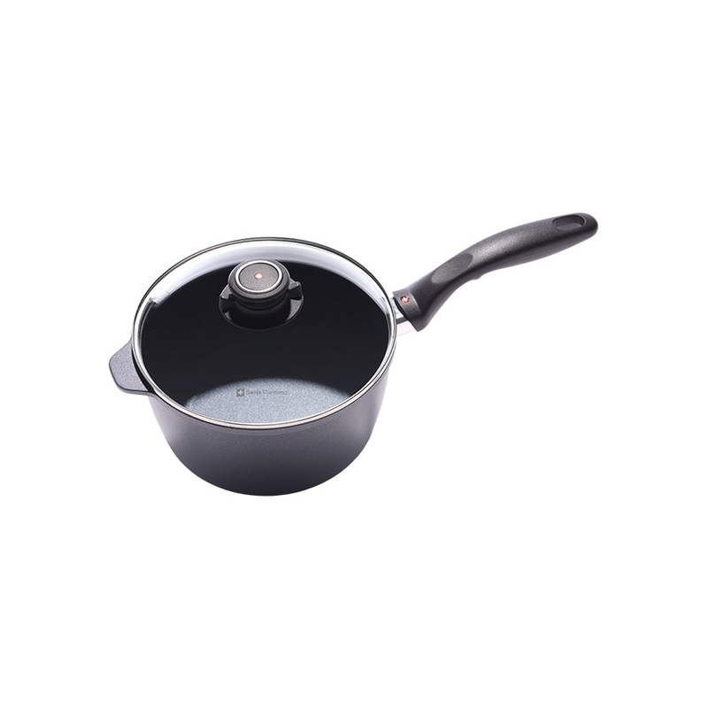 Swiss Diamond – 8″ Sauce Pan w/Glass Lid