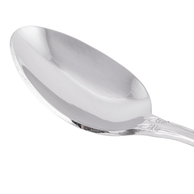 World Tableware 117 001 Lady Astor II 5 3/4″ 18/8 Stainless Steel Extra Heavy Weight Teaspoon – 12/Pack