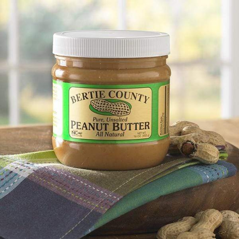 Bertie CountyPeanut Butter All Natural Unsalted 16 oz.