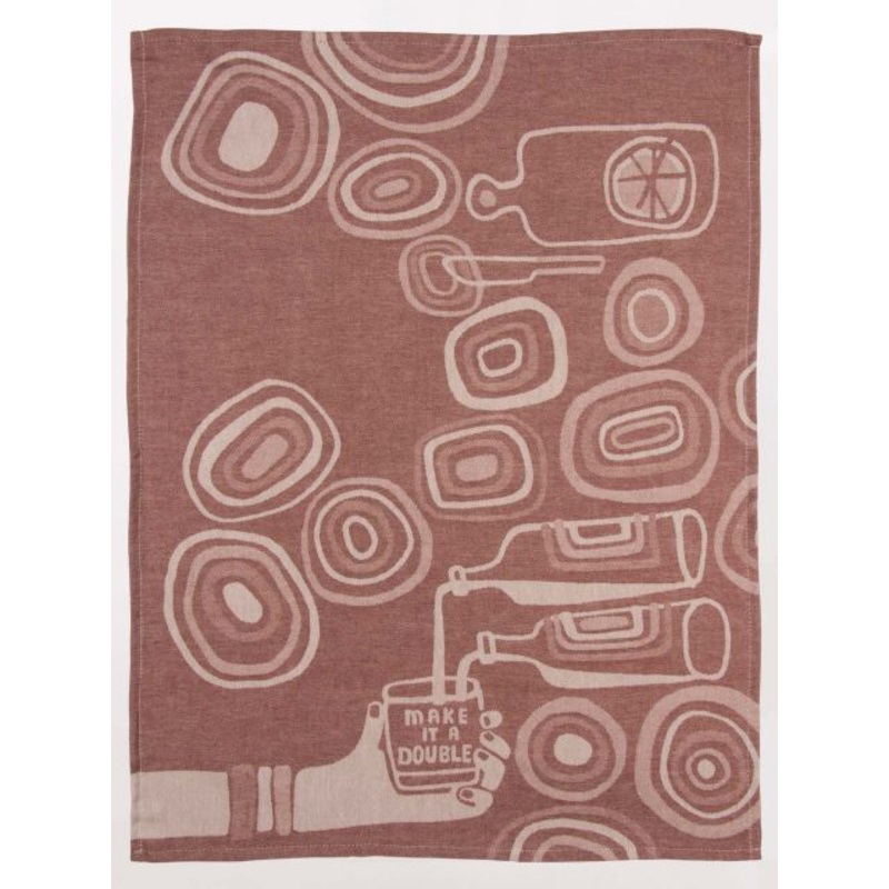 BlueQ Woven Dish Towel – Make It A Double