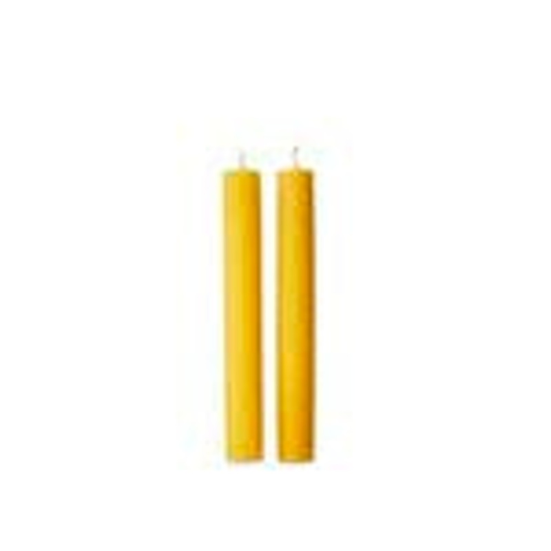 Hand Rolled Beeswax Candles S/2